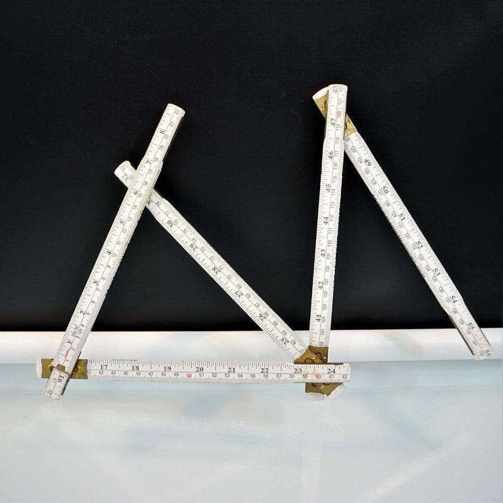 Vintage Montag Windows And Doors Advertising Folding Ruler